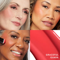 Thumbnail for LAURA GELLER NEW YORK Serum Blush Tint, Lightweight Liquid Blush for Cheeks, Weightless Watercolor Sheer Finish, Graceful Guava