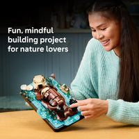 Thumbnail for LEGO Ideas Floating Sea Otters Building Sets for Adults - Room or Office Decor for Women & Men, Ages 18+ - Gift Ideas for Birthday - 21366