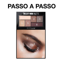 Thumbnail for Maybelline New York The City Mini Eyeshadow Palette Makeup, Brooklyn Nudes, 0.14 oz.