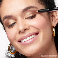 Thumbnail for Julep Eyeshadow 101 Cream-to-Powder Waterproof Shadow Stick – Bronze Shimmer – Long-Lasting, Crease-Proof, Luminous Honey Brown Shimmer Eyeshadow with Built-in Smudger