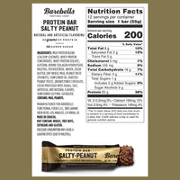Thumbnail for Barebells Protein Bars Salty Peanut - 12 Count, Pack of 2 - Protein Snacks with 20g of High Protein - Chocolate Protein Bar with 1g of Total Sugars - Perfect on The Go Protein Snack & Breakfast Bars.