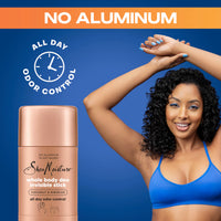 Thumbnail for SheaMoisture Invisible Deo Stick Coconut & Hibiscus 3count Whole Body Plant Based, No Aluminum 2.6 oz