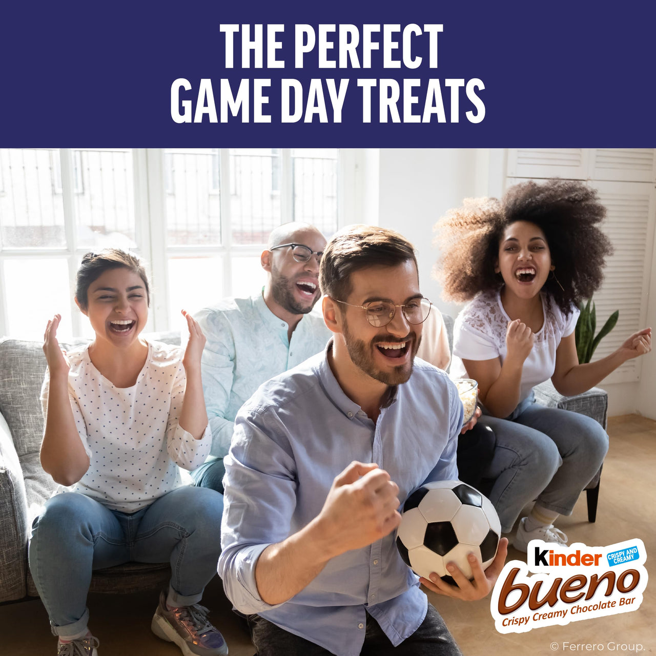 Kinder Bueno Milk Chocolate and Hazelnut Cream, 5 Pack, 2 Individually Wrapped Chocolate Bars Per Pack, 7.5 oz