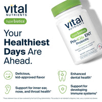 Thumbnail for Hyperbiotics Vital Nutrients Pro Kids Probiotic | Allergen-Free Toddler Probiotics for Kids | Targeted Immune, Gut, and Digestive Health | Sugar-Free Orange Flavor | 60 Chewable Tablets