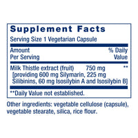 Thumbnail for Life Extension Milk Thistle, silymarin, silibinins, isosilybin A & B, Delivers Full-Spectrum Milk Thistle Benefits for Liver Health, Non-GMO, Gluten-Free, Vegetarian, 60 Capsules
