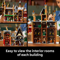Thumbnail for LEGO Harry Potter Hogsmeade Village – Collectors' Edition Building Set for Adults, Ages 18+ - Craft 7 Iconic Buildings - Kit Includes 12 Minifigures - Gift Idea for Birthdays and Fans - 76457