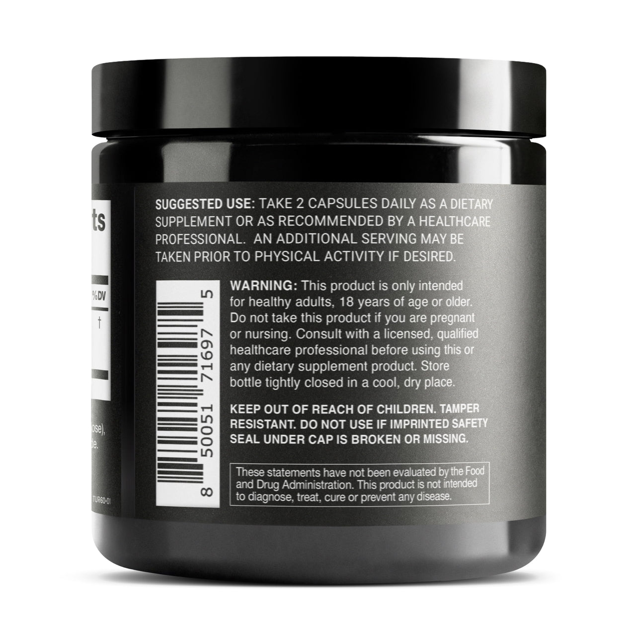 Toniiq Turkesterone Supplement for Men - Ultra High Potency 50:1 Extract with 20% Turkesterone - Highly Concentrated - Third-Party Lab Tested - 60 Capsules