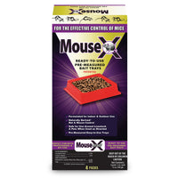 Thumbnail for EcoClear Products 620109, MouseX Ready-to-Use Pre-Measured 3 oz. Bait Trays, 4-Pack