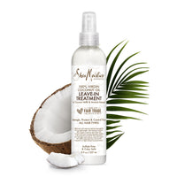 Thumbnail for Shea Moisture 100% Virgin Coconut Oil Leave-in Treatment, Shine Curly and Tame Frizz for Tangle-Free Hair, All Natural certified Organic, 8 Ounce