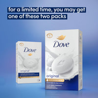 Thumbnail for Dove Beauty Bar Soap Original 8 Count for Soft, Smooth Skin, with 1/4 Moisturizing Cream 3.75 oz
