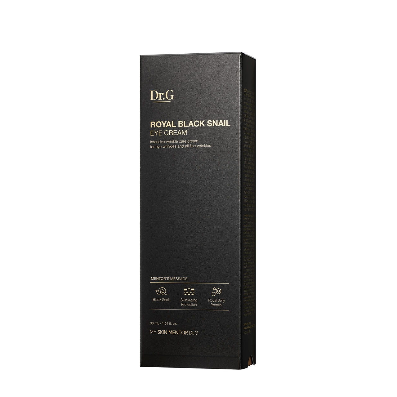 Dr.G Royal Black Snail Korean Eye Cream for Dark Circles Under Eye Treatment, 30ml - Korean Eye Serum, Korean Skin Care Eye Cream Anti Aging, Korean Under Eye Cream Korean, Korean Skincare, Kbeauty