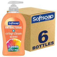 Thumbnail for Softsoap Antibacterial Liquid Hand Soap, Crisp Clean Scent, 11.25 Ounce, 6 Pack