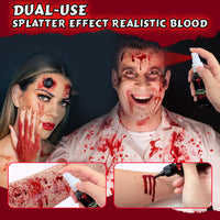 Thumbnail for Fake Blood spray,2.01FL.OZ Vampire Blood Makeup,Halloween Fake Blood Spray Eye Blood Drops Body Paint?Blood Splatter for Clothes,Halloween Zombie Monster Vampire Blood Costume Cosplay Makeup,1PC