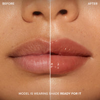 Thumbnail for Too Faced Lip Injection Maximum Plump Extra Strength Lip Plumper Gloss | Hydrating, Volumizing, + Plumping, 0.14 Fl Oz, Ready For It (Midtone Nude)