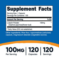 Thumbnail for Nutricost Luteolin 100mg 120 Capsules - Vegetarian Friendly, Non-GMO, Gluten Free
