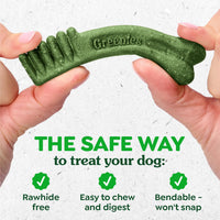 Thumbnail for Greenies Veterinarian-Recommended Adult Natural Dental Dog Treats Regular Size, Dog Dental Chews, Original Flavor, 36 oz. Pack, 36 Count