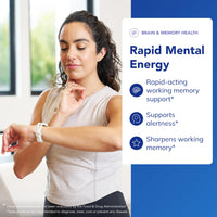 Thumbnail for Pure Encapsulations Rapid Mental Energy - Vegan Memory Supplement to Support Brain Health* - Ginkgo Biloba Extract, Alpinia Galanga & American Ginseng Extract - Non-GMO & Gluten-Free - 30 Capsules