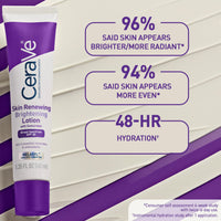 Thumbnail for CeraVe Skin Renewing Brightening Lotion SPF 30, Anti Aging Facial Moisturizer Hydrates, Brightens and Evens Skin Tone, Contains Ceramides + Niacinamide + Antioxidants, Fragrance-Free, 1.35 fl oz