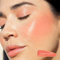 Thumbnail for Tower 28 BeachPlease Cream Blush + Tinted Lip Balm - Multi-Use Lip Tint + Dewy Blush for Cheeks With Aloe Vera + Green Tea - Vegan, Non-Comedogenic Makeup for Sensitive Skin - Rush Hour (0.16 oz)