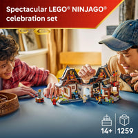 Thumbnail for LEGO NINJAGO Four Weapons Blacksmith 15th Anniversary Building Toy for Kids, Ages 14+ - Ninja Playset W/Collectible Elemental Master of Earth + 4 Minifigures - Gift Idea for Teen Boys & Girls - 71858