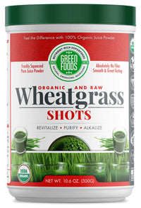 Thumbnail for Green Foods Organic Wheat Grass Shots, 10.6 Ounce - Certified Organic, Kosher, Vegan, Raw, Gluten-Free, Soy-Free