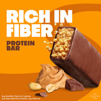 Thumbnail for Quest Nutrition Crispy Chocolate Peanut Butter Hero Protein Bar, 18g Protein, 1g Sugar, 3g Net Carb, Gluten Free Protein Snack, Keto Friendly, 12 Count