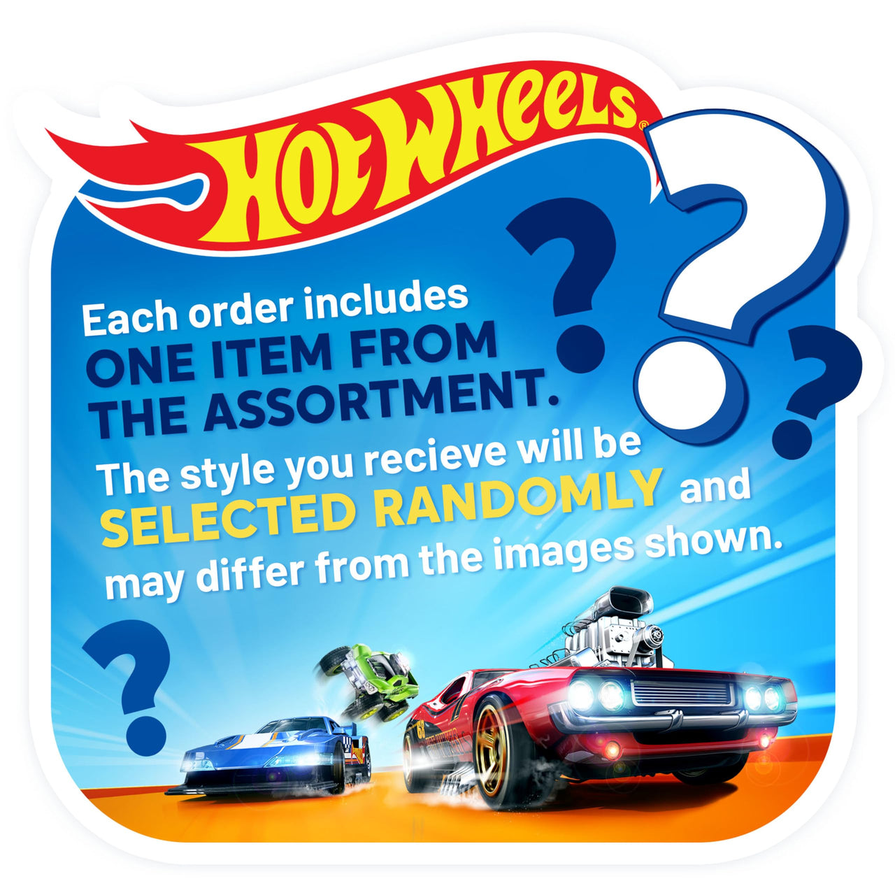 Hot Wheels Monster Trucks Set, 1 Toy Truck in 1:64 Scale & 1 Crushable Car, Vehicle Play for Kids & Collectors (Styles May Vary)
