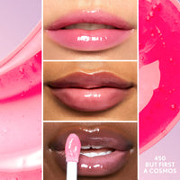 Thumbnail for COVERGIRL Clean Fresh Yummy Lip Gloss, Sheer, Natural Scents, Vegan Formula - But First a Cosmo