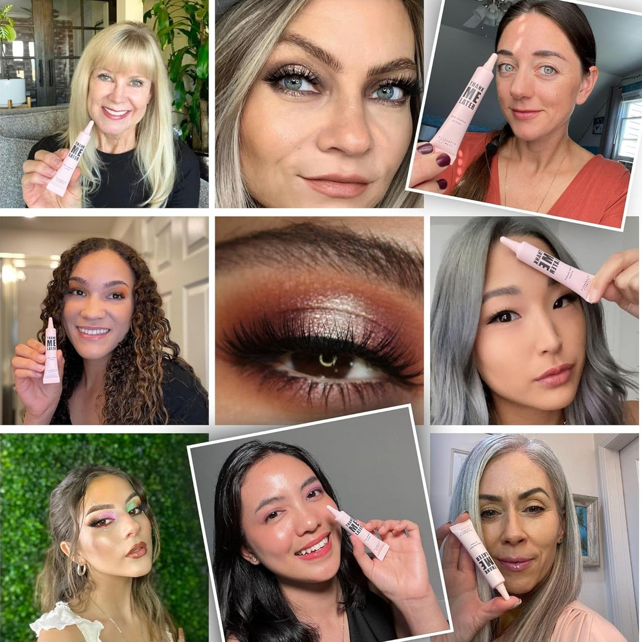 Elizabeth Mott Thank Me Later Eye Primer - Long-Lasting, Eyeshadow Primer Base for Oily Lids & Crease-Free Wear - Smudge-Proof, Lightweight, Cruelty-Free - 10g