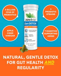 Thumbnail for Zenwise Health 7-Day Colon Detox Cleanse for Digestive Health - Gut Detox Pills for Digestion & Bloating Relief - Herbal Blend with Psyllium Husk, Senna Leaf, Bromelain, ACV & Probiotics - 14 Count