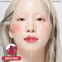 Thumbnail for Kaja Lip & Blush Glazed Keychain Stain - Jelly Charm 02 Squeeze Guava | with Triple Berry Complex, Lemon Fruit Extrac & Olive Squalane, Hydrating, Long Lasting Lip Tint