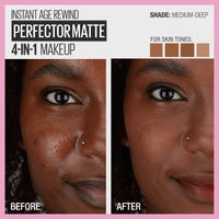 Thumbnail for Maybelline Instant Age Rewind Instant Perfector 4-In-1 Matte Makeup, 04 Medium/Deep, 1 Count
