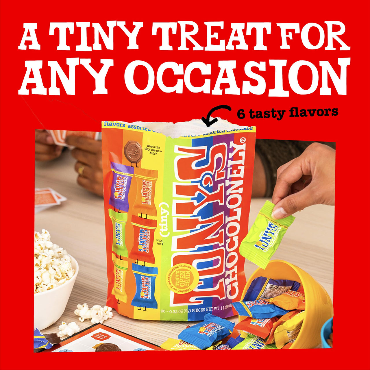 Tony’s Chocolonely Assorted Chocolate Candy Pieces,Belgian Milk & Dark Chocolate,CaramelSeaSalt,Almond Sea Salt,Honey Almond Nougat,Pretzel Toffee,QualityFairtradeCocoa,36 Count,11.28 Oz(Pack of 2)