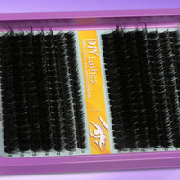 Thumbnail for C Curl Lash Clusters Extensions 280 Pcs Individual Eye lash Clusters 100D Cluster Eyelash Lashes Wispy Clusters Lashes Makeup at Home - DIY Lash Extension Kit for Self Application (9-18MM) Mix