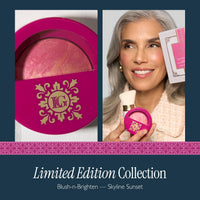 Thumbnail for LAURA GELLER NEW YORK Limited Edition Baked Blush-n-Brighten Marbleized Blush - Skyline Sunset - Pink Color for Cheeks