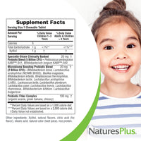 Thumbnail for NaturesPlus GI Natural Probiotic Kids, Mixed Berry - 30 Chewables - Digestive & Immune Health Just for Kids - Gluten Free - 30 Servings