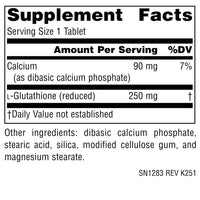 Thumbnail for Source Naturals Reduced Glutathione, Antioxidant for Liver Support*, 250mg - 60 Tablets