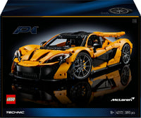 Thumbnail for Lego Technic McLaren P1 Scale Model Car for Adults, Racing Hypercar, Model Kit, for Men, Women, Parents and Husbands, Home Decor 42172
