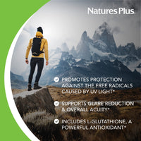 Thumbnail for NaturesPlus Lutein Rx-Eye - 60 Capsules - Eye Function Support Supplement with Zeaxanthin & Antioxidants - Gluten Free - 20 Servings