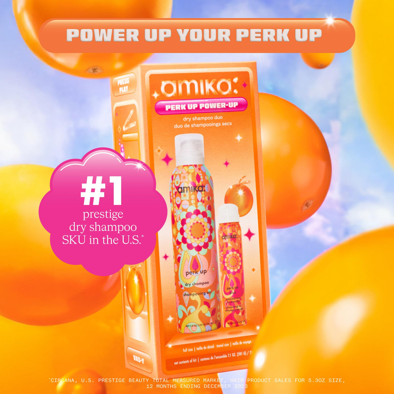amika perk up power-up: dry shampoo duo