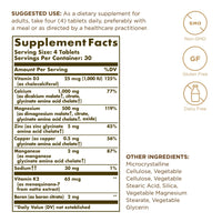 Thumbnail for Solgar Advanced Calcium Complex - 120 Tablets, Pack of 2 - with Zinc, Boron, Vitamins D3 & K2 - Non-GMO, Gluten Free, Dairy Free - 60 Total Servings