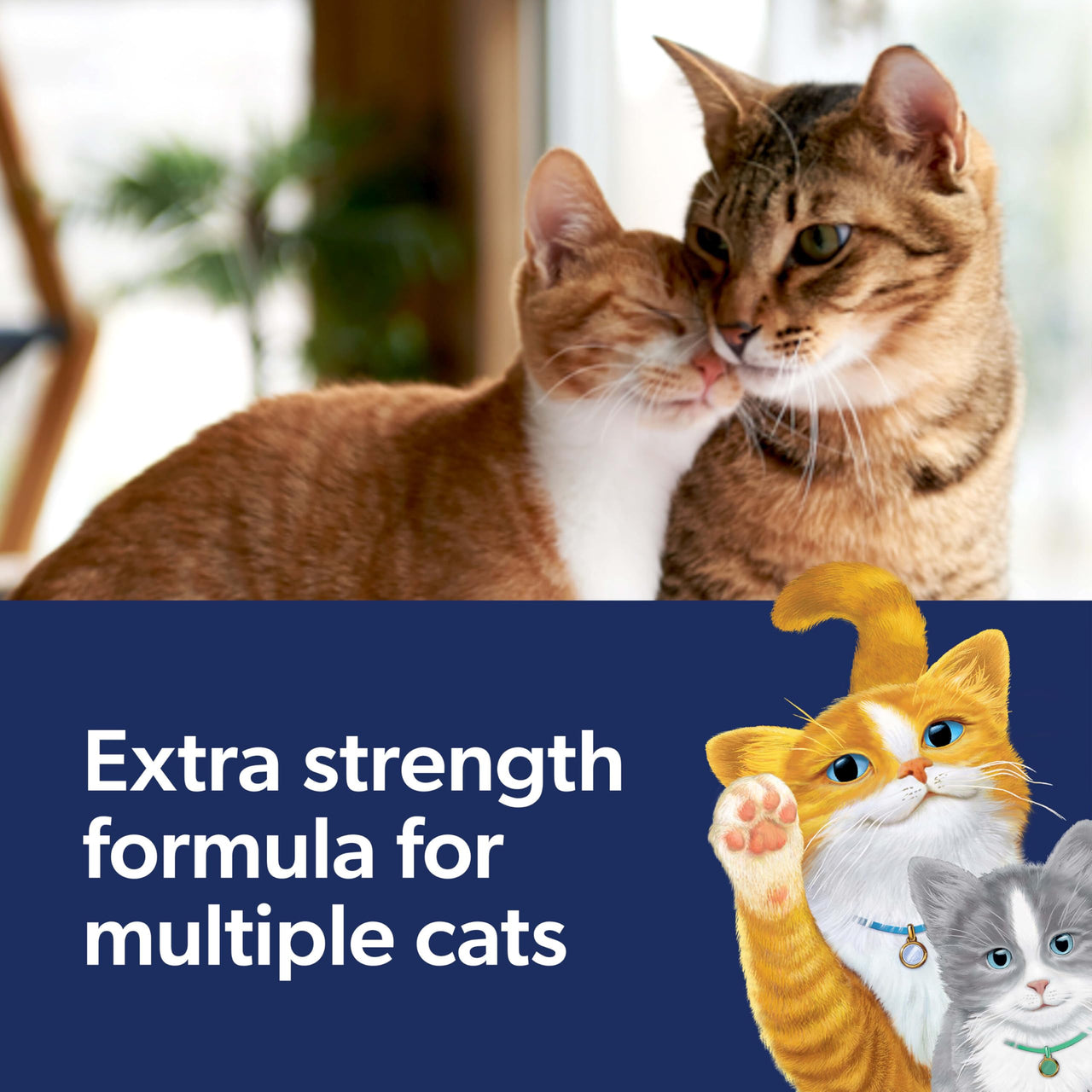 Fresh Step Clean Paws Cat Litter With Febreze Freshness, Multi-Cat Low-Tracking Clumping Litter With Guaranteed Odor Control, 22.5 lb. Box