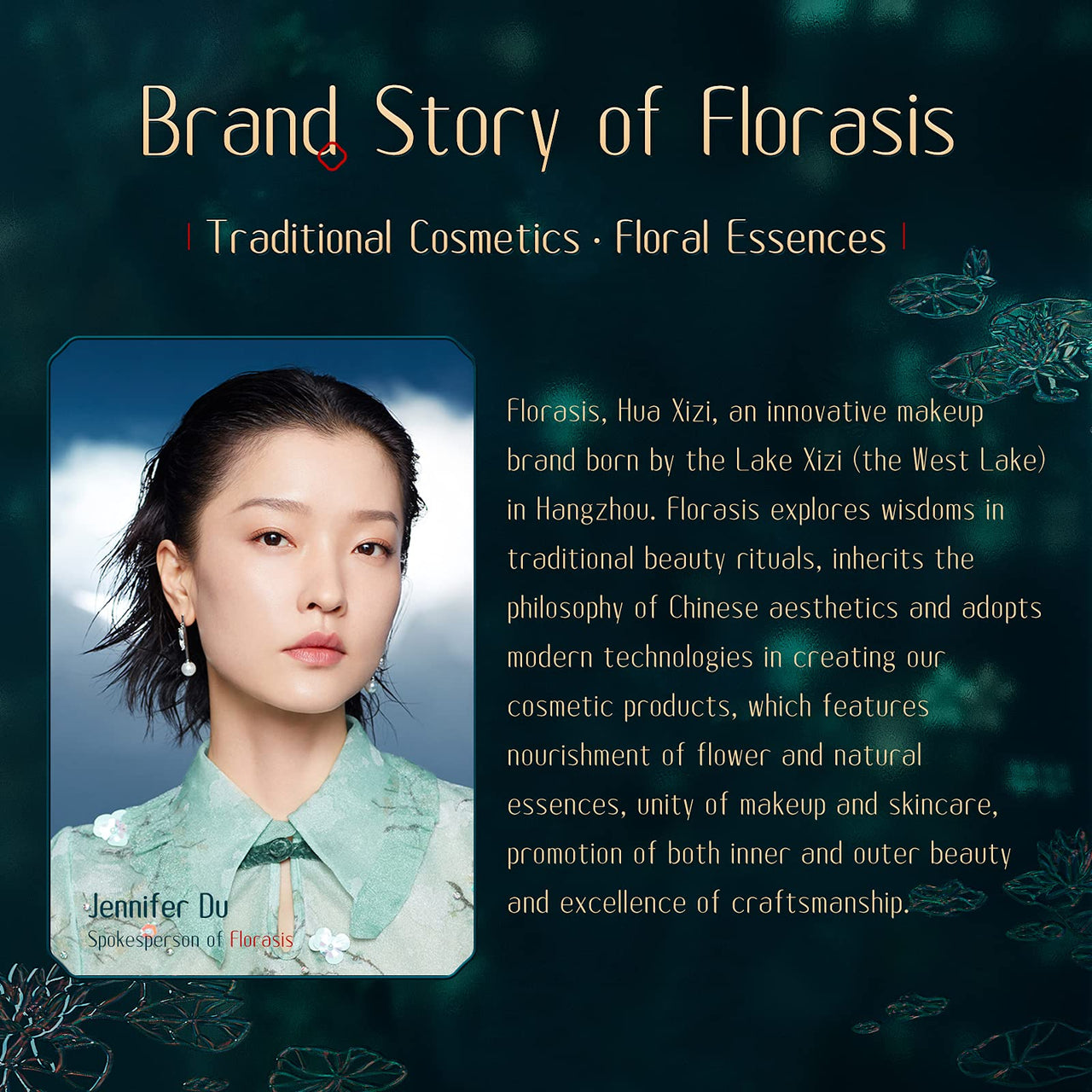 FLORASIS Blooming Rouge Porcelain Lipstick M217 Intoxicating Red Glaze