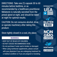 Thumbnail for Life Extension Melatonin, 3 mg, Optimal Sleep Support, Healthy circadian Rhythms, Cellular Defense, Gluten-Free, Non-GMO, Vegetarian, 60 Capsules