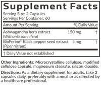 Thumbnail for Futurebiotics Ashwagandha Extra Strength Stress & Mood Support with BioPerine - Non GMO Formula, 120 Vegetarian Capsules