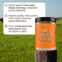 Thumbnail for NAKED Hazelnut Latte Protein Coffee - Premium Colombian Iced Coffee Protein Shake Drink, Delicious Keto Friendly and Gluten Free, 17 Servings