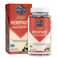 Thumbnail for Garden of Life Herbals Menopause Supplement with S-equol & Trans-Resveratrol for Multi-Symptom Relief, Keranat for Thicker, Fuller Hair Growth – Non-GMO, Gluten-Free, Vegan, Berry Flavor, 30 Servings