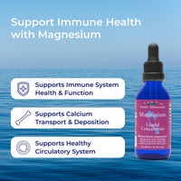 Thumbnail for Eidon Liquid Magnesium Concentrate - Ionic Magnesium Chloride Drops for Men and Women, Supports a Sense of Calm and Muscle Relaxation, Bioavailable, No Additives or Preservatives - 2 oz