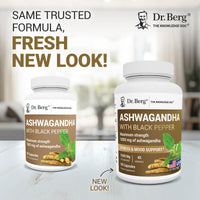 Thumbnail for Dr. Berg Ashwagandha Capsules 1000mg - Includes Ashwagandha Root with Black Pepper from Bioperine - Ashwagandha Supplements 90 Capsules