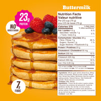 Thumbnail for Flourish Protein Pancake & Waffle Mix, with Whey Protein & Flax Seed, No Added Sugar, High in Protein & Fiber - Just Add Water - Buttermilk Flavour, 16 oz (2 Pack)